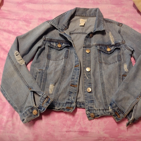 Forever 21 Jean Jacket 13/14 - Picture 2 of 3